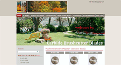 Desktop Screenshot of carbidebrushcutterblades.com